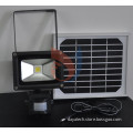 10w Rechargeable Solar Powered Led Pir Sensor Light 